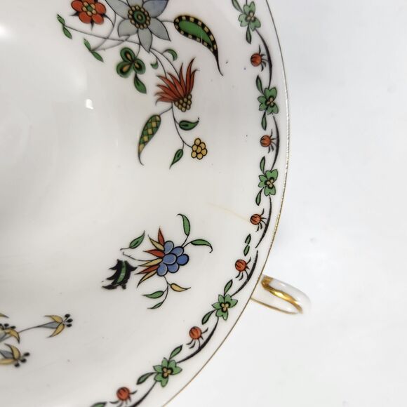 Shelley China Trio Chelsea Pattern # 11399 Lunch Plate Tea Cup Saucer Set AS IS - Picture 10 of 10